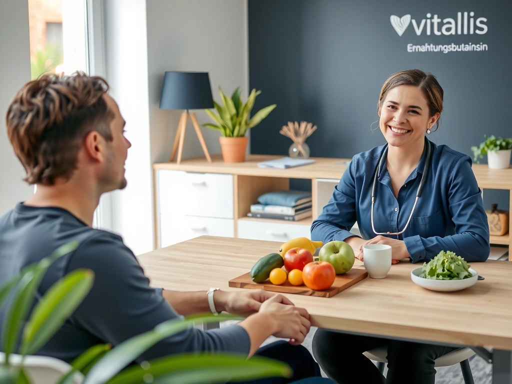 Person liest Vertragsdokument